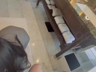 Hookup Sex with Horny Asian Classmate_in the Deluxe Suite_Bathroom