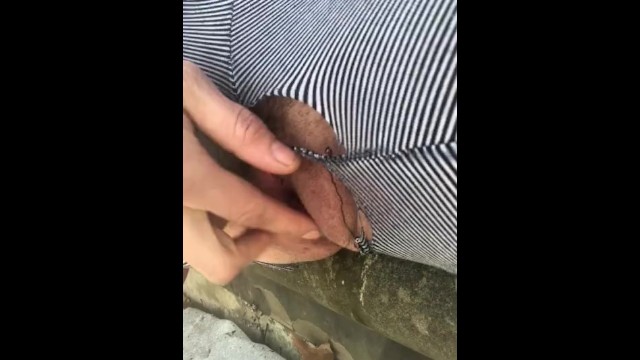 Public pissing and pleasuring in broad daylight 8