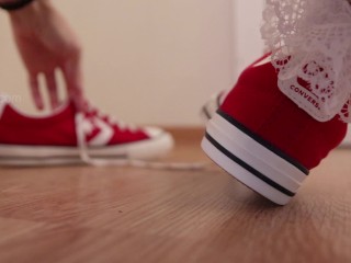 Unboxing + First Use Converse Star Player EV OX EnamelRed