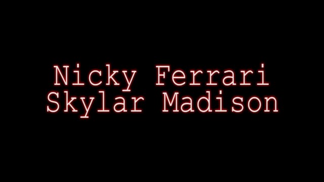 Bi Babe Skylar Madison And Latina Nicky Ferrari Pussy Fuck! 18