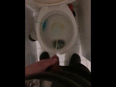 Me pissing in toilet