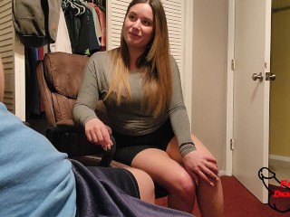 Hot Step Sister Encourages You_To Jerk Off and CumBefore Your Big Date!