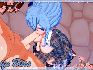 Hoshimachi Suisei Sucking Dick And Getting A Facial (Hololive Hentai)