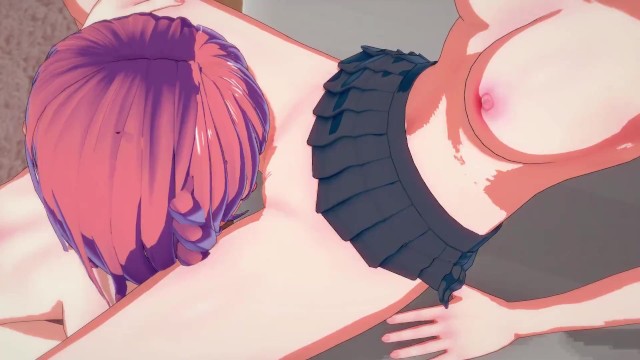 Sakurasawa Sumi and Ruka Sarashina rub pussies together until they orgasm (Rent A Girlfriend Hentai)