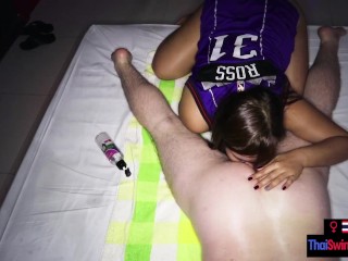 Big round buttThai amateur cutie body massage with_happy ending sex