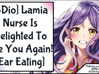 3Dio Lamia Nurse Is Delighted To SeeYou Again! Ear Eating ASMRWholesome