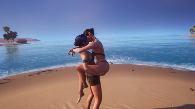Naked Lesbians Kissing On The Beach - Cute Lesbian Kissing at Beach - Pornhub.com