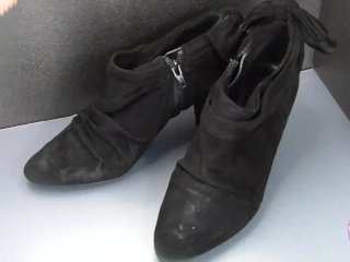 Shoe Fetishism 靴フェチ　黒いブーツにぶっかける