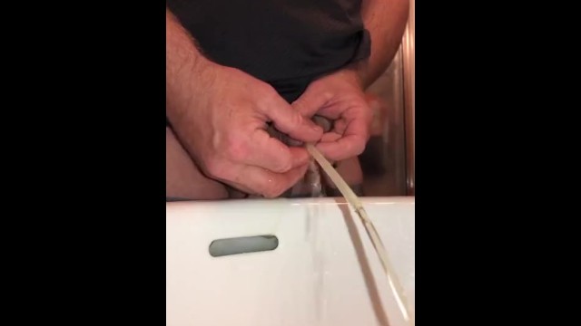 Playing Pussy With Straw - Pissing through a Hollow Sound (clear Plastic Straw) - Sounding Pee Hole  Play, Pissing into the Sink - Pornhub.com