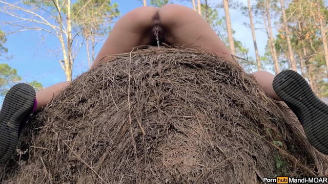 Very Hairy Pussy Public - Hairy Pussy Hay Bale Pissing (4K Public Nature Pee) - Pornhub.com