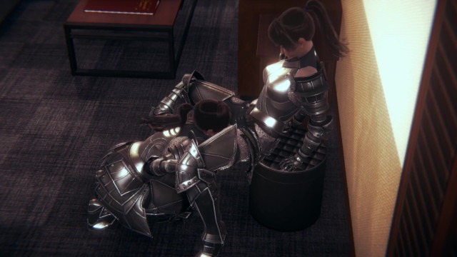 Cute Couple Sitting Pussy lick With Knight Outfit 2