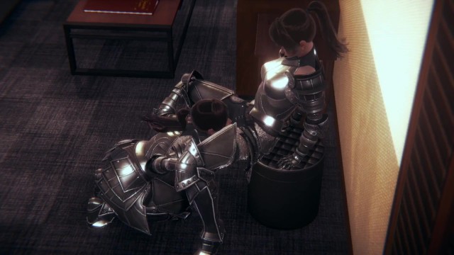 Cute Couple Sitting Pussy lick With Knight Outfit 2