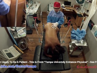 Ebony Lotus Lain newStudent Gyno Exam by Doctor Tampa Caught on Camera @GirlsGoneGynoCom