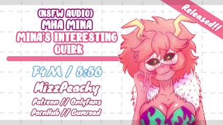 MHA Mina Mina's Interesting Quirk F4M NSFW Audio MHA Mina Mina's