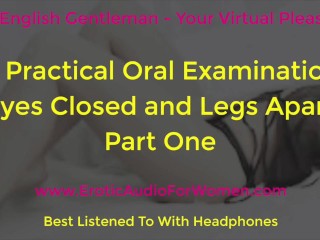 A Practical Oral Examination LickingPussy - EroticAudio For Women