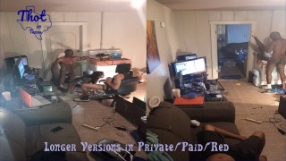 Share Swap Ebont Thot Tag Team Threesome Big Ass Ebony Black Guys in Studio Thotintexas Sex Video