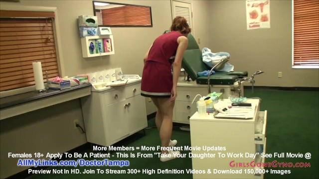 Melody Jordan Gets Gyno Exam From Doctor Tampa On Take Your Daughter To Work Day @ GirlsGoneGynoCom 20