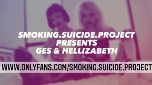 Smoking suicide Project, smoke fetish FREE PAGE , smoking sexy on a bed knee socks  - Hellizabeth