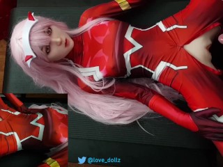 Fucking Zero Two from Darling in the_Franxx petite_sex doll