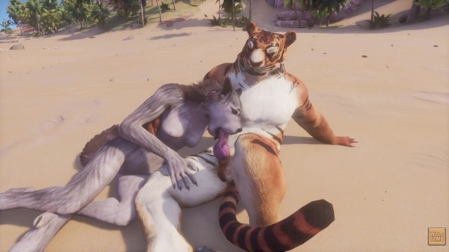Xxx Sexy Film Video Tiger - Wild Life / Furry Wolf Girl with Furry Tiger - Pornhub.com