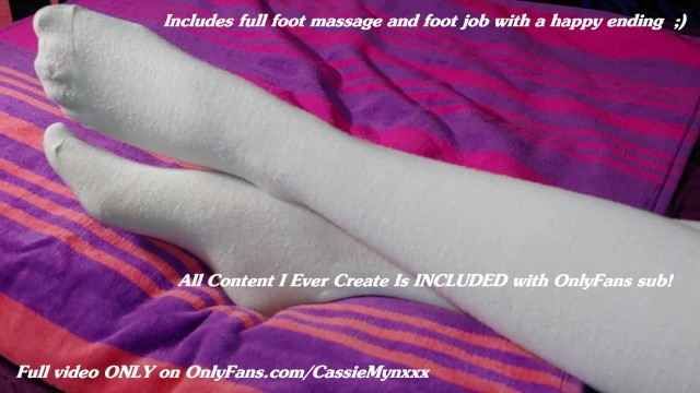Foot Job Promo / tiny lil feets wriggling and teasing 5