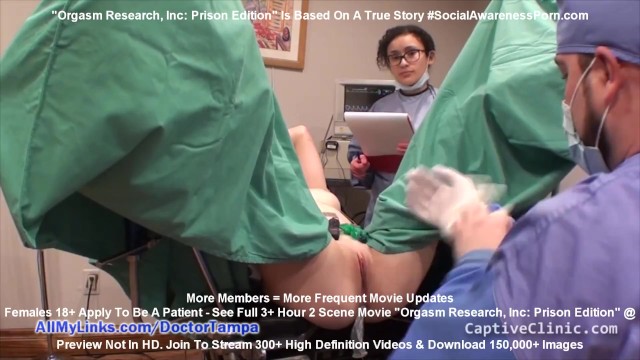 Prison Nurse Porn - Private Prison Inmate Donna Leigh is used by Doctor Tampa & Nurse Lilith  Rose for Orgasm Research - Pornhub.com
