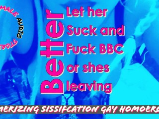 Let suck bbc or she will divorce you...