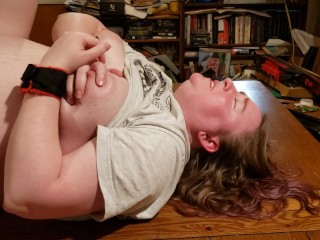 Bound BBW on the table gets the_pounding she needs &loses control