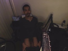 Skinny Gamer Pulls Out His Uncut Cock Waiting For A Game @dupIicitys