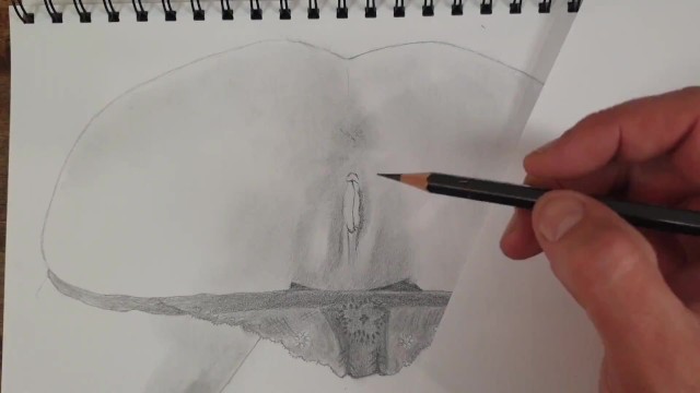 Pussy Drawings - Drawing a Vagina and Panties Porn Art Video Number 2 - Pornhub.com