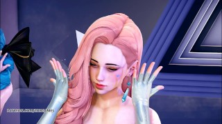 Petite Seraphine Gwen Caitlyn Sexy Striptease MMD Produce48 RUMOR