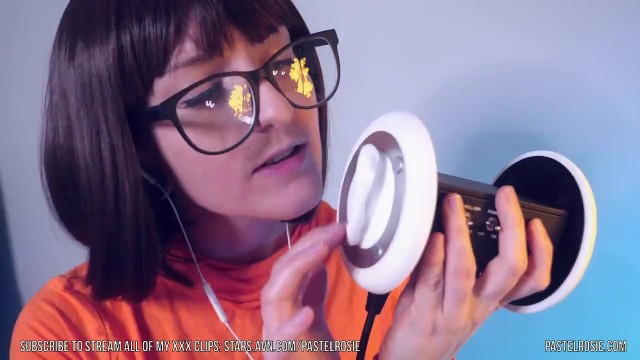 Velma ASMR Ear Eating Dirty Talk - PASTEL ROSIE - Cosplay ASMRtist Ear Licking Cum Encouragement JOI 11