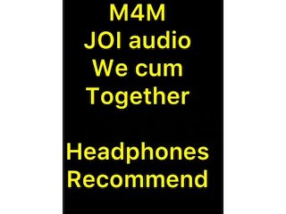 M4M JOI audio - Building, Edging, CUMSHOT 