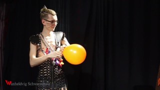 Bdsm As A Superhero Nicky Blows Up Balloons