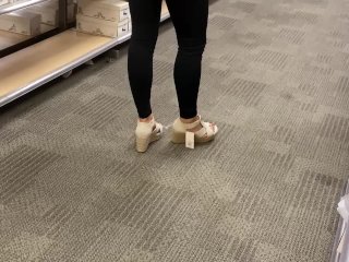 FOLLOWING SEXY FEET IN PUBLIC, RETURN TO_THE TARGET_SHOE DEPARTMENT