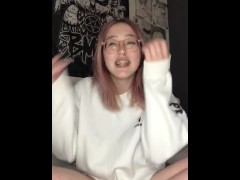 POV talking about college + smoking a bong 