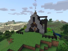 How to build a Cottage House in minecraft