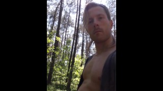 European I Needed To Fap Quickly On The Forest Path