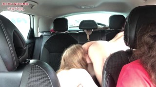 Allow GF To Lick The Pussy Of Her Best Friend While Driving A Car