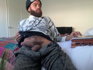 Jerking Thick Cock In Sweats Mount Men Rock Mercury Masturbation