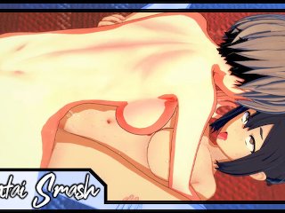 Futa Uzaki Fucking Her Coworker Ami Asai And Cumming Inside Her - Uzaki-Chan Hentai