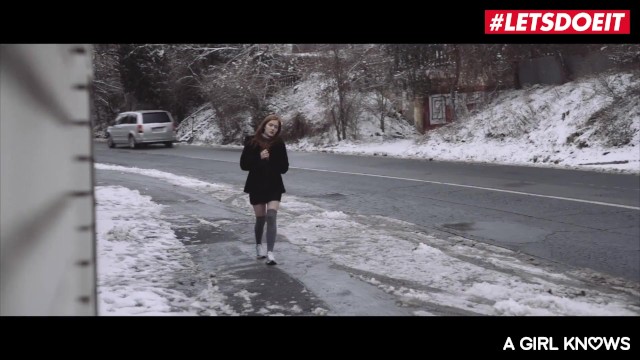 AGirlKnows - Jia Lissa Russian Redhead Seduced And Fucked By Lesbian Girlfriend - LETSDOEIT - Jia Lissa