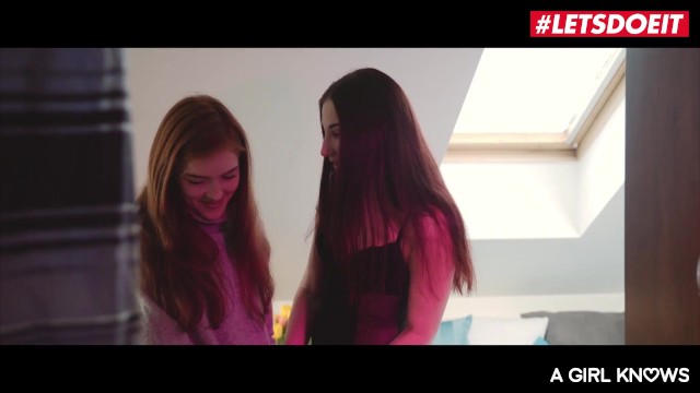 AGirlKnows - Jia Lissa Russian Redhead Seduced And Fucked By Lesbian Girlfriend - LETSDOEIT - Jia Lissa