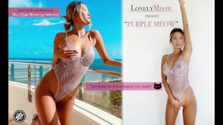 LonelyMeow Mia in PURPLE MEOW - long teaser preview