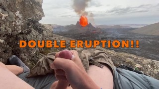 Jerk Off JACKING OFF WHILE WATCHING AN ICELANDIC VOLCANO EXPLOSION