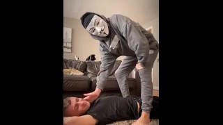 Master TWO GUYS TRAMPLE ON CHAV CHARLIE