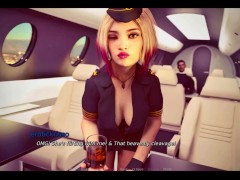 Stewardess Mimi Blonde Slutt Gets Fucked Hard in Her Pink Pussy
