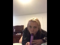 THIS PURPLE DILDO HAD NOTHING ON ME 