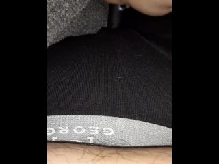 Masturbating With Vibrator In His Boxers, Gives Small Peak Inside (Onlyfans_Transftm