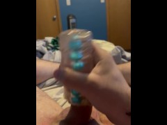 A little toy play with a nice cumshot 